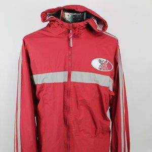 Vtg Alabama Crimson Tide Officially Licensed Collegiate Hooded Rain Jacket XL